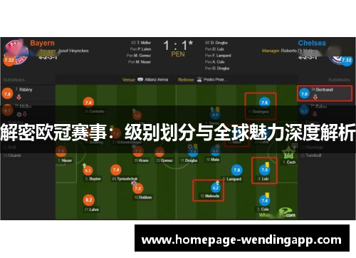 解密欧冠赛事：级别划分与全球魅力深度解析