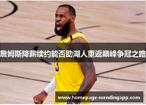 詹姆斯降薪续约能否助湖人重返巅峰争冠之路